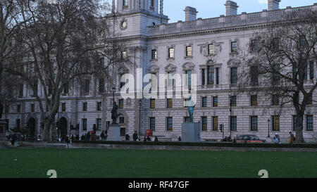 Parliament Square in London - London/England - Dezember 15, 2018 Stockfoto