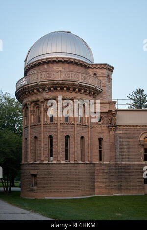 Kleines Teleskop Kuppel bei Yerkes Observatorium in Williams Bay, Wisconsin Stockfoto