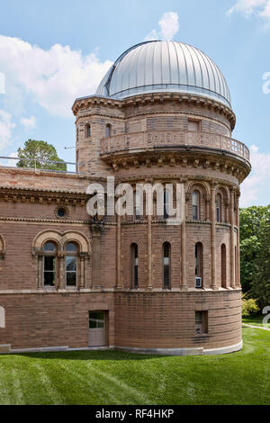 Kleines Teleskop Kuppel bei Yerkes Observatorium in Williams Bay, Wisconsin Stockfoto