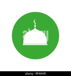Moschee Symbol vektor Illustration Design Template Stock Vektor