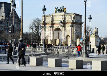 Carrousel du Louvre - Paris - Frankreich Stockfoto