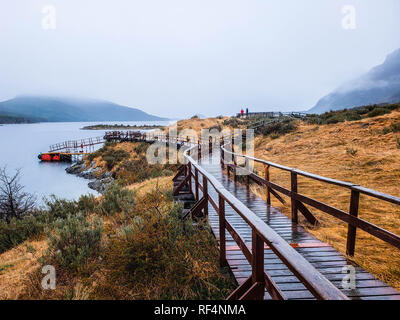 Wunderschöne Aussicht auf den Nationalpark Tierra del Fuego, Ushuaia, Argentinien, Patagonien Stockfoto