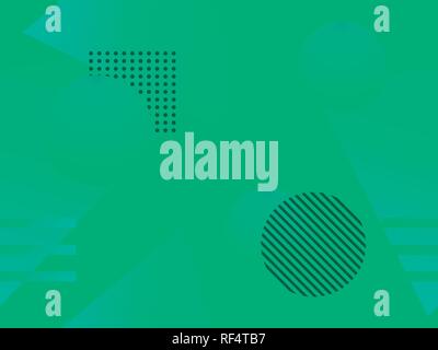 Geometrische Formen nahtlose Muster. Zine Kultur Zusammenfassung Hintergrund. Vector Illustration Stock Vektor