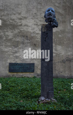 Salzburg Kapuzinerberg, Denkmal Stefan Zweig Stockfoto