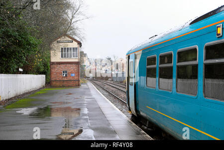 Herzen von Wales, Linie, die zwischen Swansea und Shrewsbury stoppt in Llandrindod Wells, Powys Mid Wales UK KATHY DEWITT Stockfoto