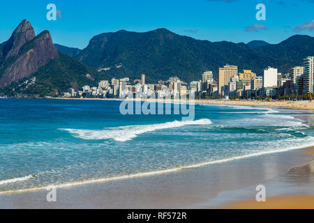 Schöne Städte. Interessante touristische Landschaften. Wunderschöne Städte. Wunder der Welt. Rio de Janeiro Brasilien Südamerika. Stockfoto