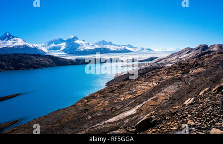 Einen malerischen Blick von der Estancia Cristina und Gletscher Upsala, Patagonien, Argentinien Stockfoto