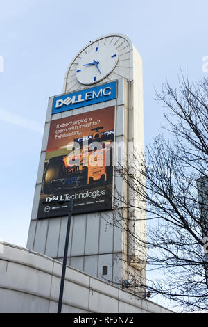 Die ikonischen Dell EMC-Tower, Great West Road, Brentford, London, TW8 Stockfoto