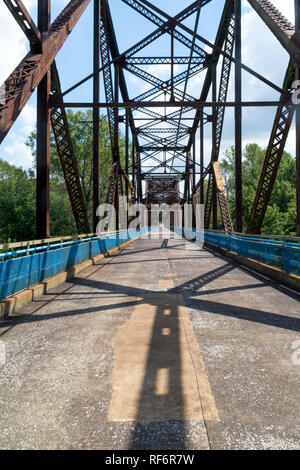 Die alte Kette von Felsen Brücke war einst Teil der historischen Route 66. Stockfoto