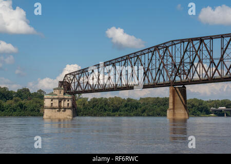 Die alte Kette von Felsen Brücke war einst Teil der historischen Route 66. Stockfoto