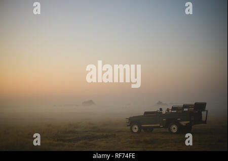 Busanga Plains ist einer der abgelegensten Gegenden des Kafue National Park, Sambia, sondern auch die schönste und die höchste Bestandsdichte Stockfoto