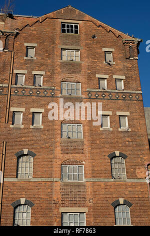 Heruntergekommenen Stadtteil Mühlen in Tewkesbury in Gloucestershire, Süd-West-England Stockfoto