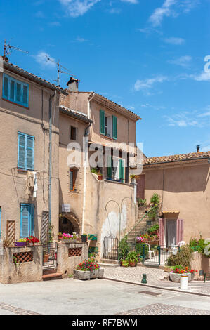 Historische Altstadt, Roquebrune-sur-Argens, Var, Provence-Alpes-Cote d'Azur, Frankreich, Europa Stockfoto