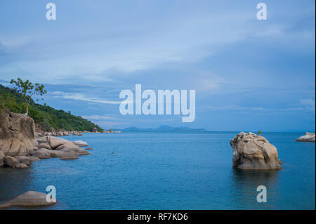 Von Cape Maclear am südlichen Ende des Lake Malawi ist ein malerischer Ort am See bei Touristen beliebt, er wird in den Lake Malawi National Park. Stockfoto