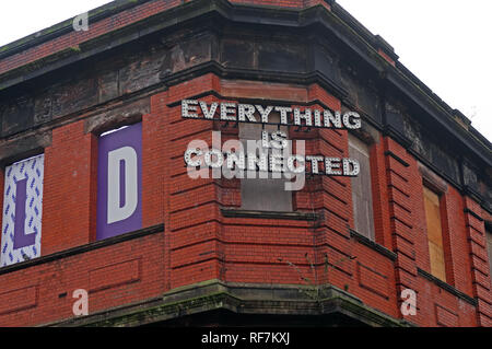 Stillgelegte Manchester Mayfield Bahnhofsgebäude, Fairfield, Street, Piccadilly, Manchester, North West England, Großbritannien, M1 2QF Stockfoto