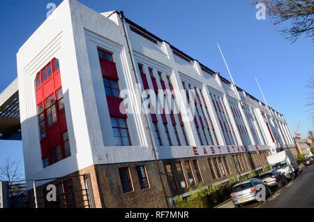 Highbury Stadion Square North London, alten Haus der Arsenal Football Club UK Stockfoto