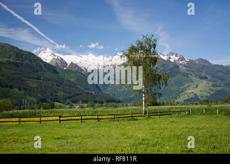 Zell am See ist eine Gemeinde im österreichischen Salzburg, Zell am See ist eine Stadtgemeinde im österreichischen Land Salzburg. Stockfoto