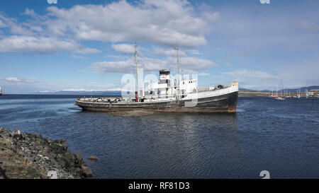 Einen malerischen Blick auf Ushuaia, Argentinien, Patagonien Stockfoto