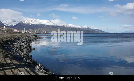 Einen malerischen Blick auf Ushuaia, Argentinien, Patagonien Stockfoto