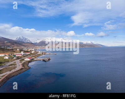 Einen malerischen Blick auf Ushuaia, Argentinien, Patagonien Stockfoto