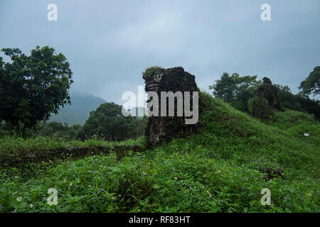 Hindu Tempel Ruinen, wie mein Sohn bekannt, in der Nähe von Hoi An, Vietnam. Stockfoto