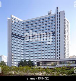 Verwaltungsgebäude der Rheinisch-Westfälischen Elektrizitätswerke, RWE, Essen, Ruhrgebiet, Nordrhein-Westfalen, Deutschland Stockfoto