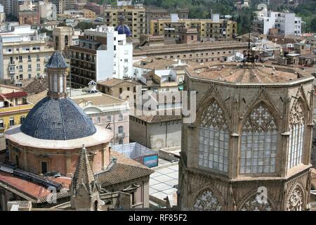 ESP, Spanien, Valencia: Blick auf die Altstadt Stockfoto