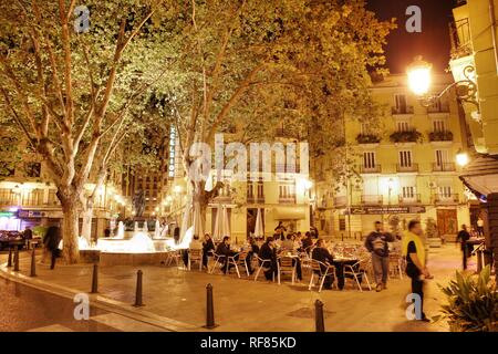 ESP, Spanien, Valencia: Altstadt, Shopping Street, rechts in die Calle de San Vicente Martir Stockfoto