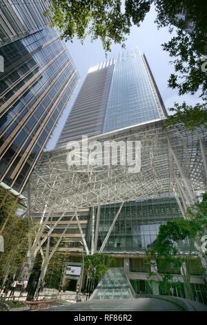 Ritz Carlton Hotel, Tokyo Midtown mit der Tokyo Midtown Tower Komplex von den Architekten Tadao Ando und Jun Aoki Stockfoto