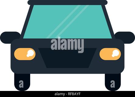 Auto Fahrzeug Frontalansicht Stock Vektor