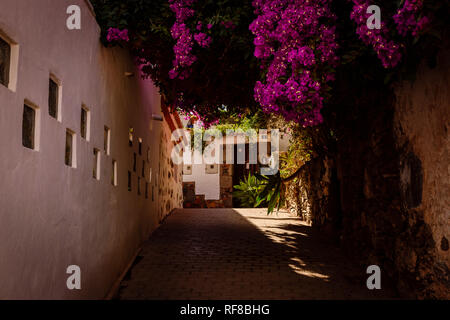 Zu Fuß durch Fataga, Gran Canaria, Spanien Stockfoto