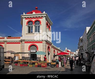 Neo-Moorish Markthalle, Loule, Algarve, Portugal Stockfoto