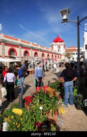 Neo-Moorish Markthalle, Loule, Algarve, Portugal Stockfoto