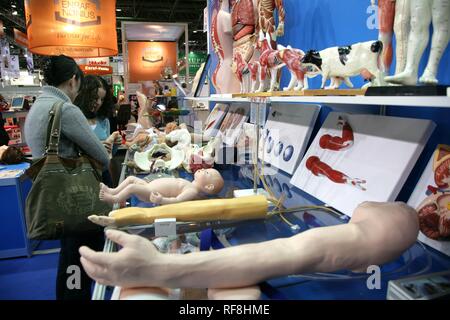 Medica 2007, der weltweit größten Fachmesse für medizinische Geräte und Technologien, Düsseldorf, Nordrhein-Westfalen Stockfoto