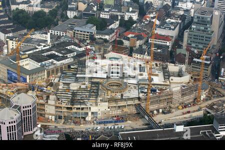 Bau eines großen Einkaufszentrum "Limbecker Platz Essen" von Karstadt, Deutsche Immobilien AG, Essen Stockfoto