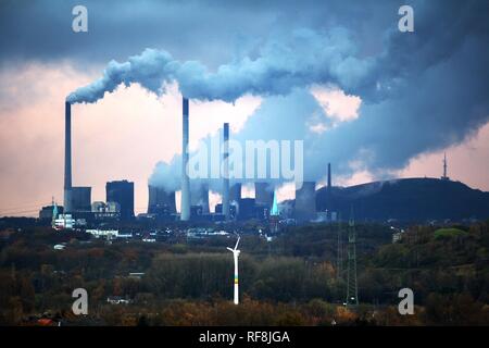 Scholven Kohlekraftwerk, Gelsenkirchen, Nordrhein-Westfalen Stockfoto