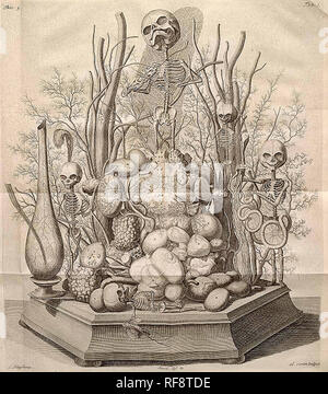 Tiere in Gläsern vintage Abbildung Stockfoto