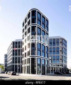 Zentrale Logistik Unternehmen DB Schenker, Essen, Ruhrgebiet, Nordrhein-Westfalen, Deutschland Stockfoto