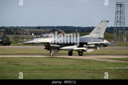 USAF United States Air Force General Dynamics F-16C Fighting Falcon Stockfoto