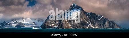 Die Berge von Elephant Island, South Shetland Islands, Antarktis Stockfoto