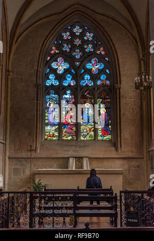 Seite Kapelle, Kathedrale von Quimper Stockfoto