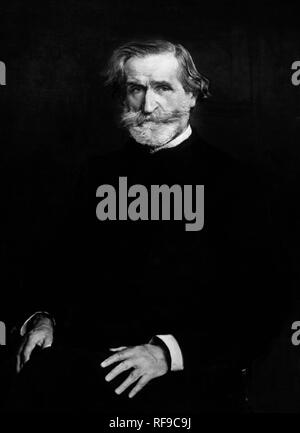 Portrait von Giuseppe Verdi von Giovanni Boldini 1886 erstellt Stockfoto