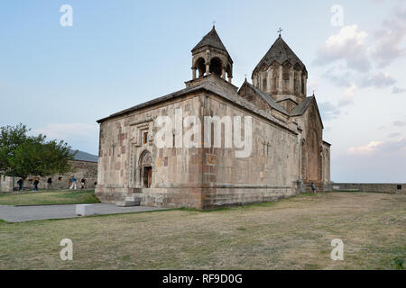 Alten mittelalterlichen armenischen Kirche in der Nähe von Kloster Gandzasar Vank Stadt in Bergkarabach Republik Stockfoto