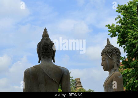 Ayutthaya ist die heilige Stadt von Thailand gegründet von König-thong in 1351. Alle Überreste der Stadt wurden in die Liste des Erbes der Welt im Jahr 1991 enthalten. Stockfoto