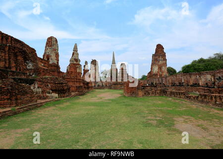 Ayutthaya ist die heilige Stadt von Thailand gegründet von König-thong in 1351. Alle Überreste der Stadt wurden in die Liste des Erbes der Welt im Jahr 1991 enthalten. Stockfoto