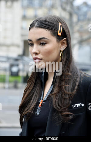 Madison Béer - Streetstyle außerhalb Heron Preston - Paris Fashion Week Männer 2019 Stockfoto