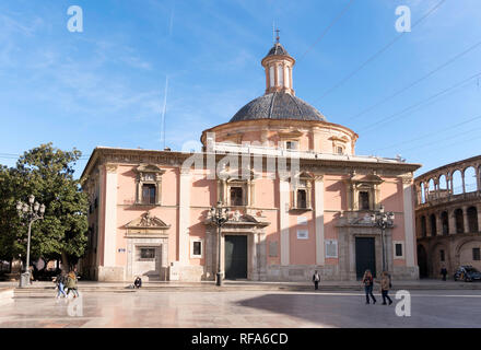 Basílica de la Mare de Déu dels Desamparats, in Valencia, Spanien, Europa Stockfoto