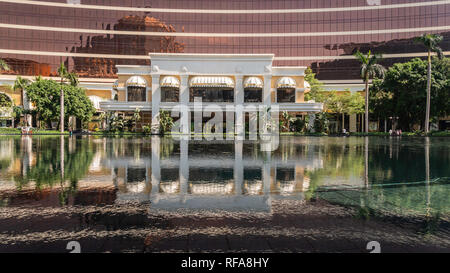 Das Wynn Hotel und Casino in Macau, Asien. Stockfoto