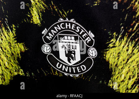 Manchester United EA Sports Limited Edition Jersey. Stockfoto