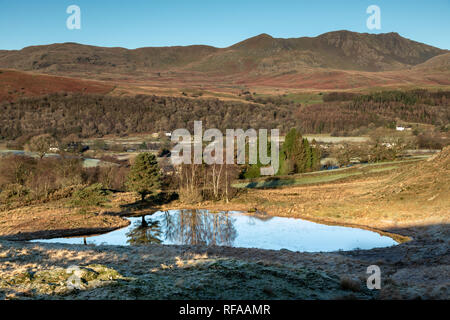 Kelly Halle Tarn, Cumbria Stockfoto